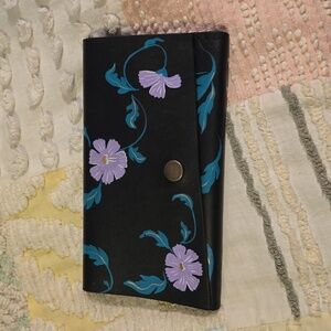 EUC PLG Handpainted Black Rancher Wallet
